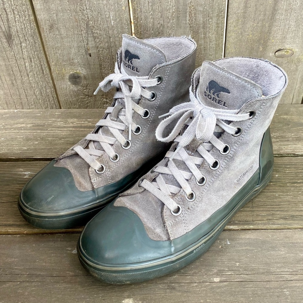 SOREL Cheyenne Metro High Top Suede Sneakers